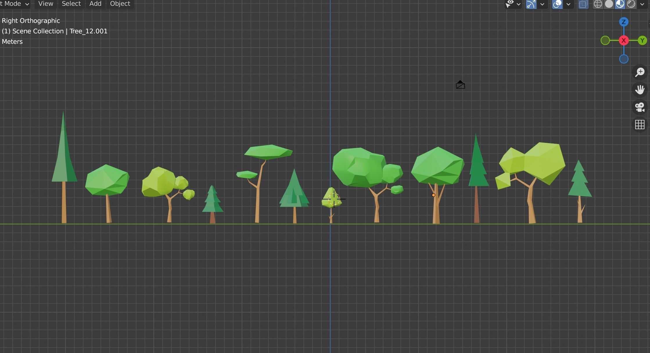 Tree Low Poly Trees Low poly Free low-poly 3D model_3