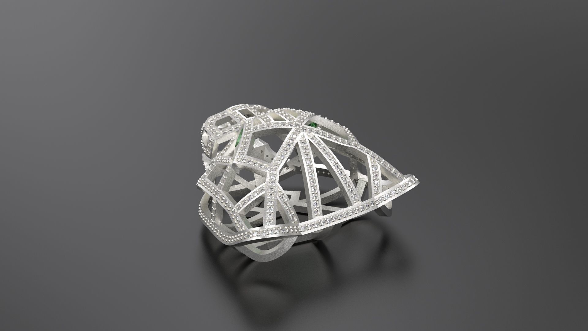 Panther Pendant 3D print model_7