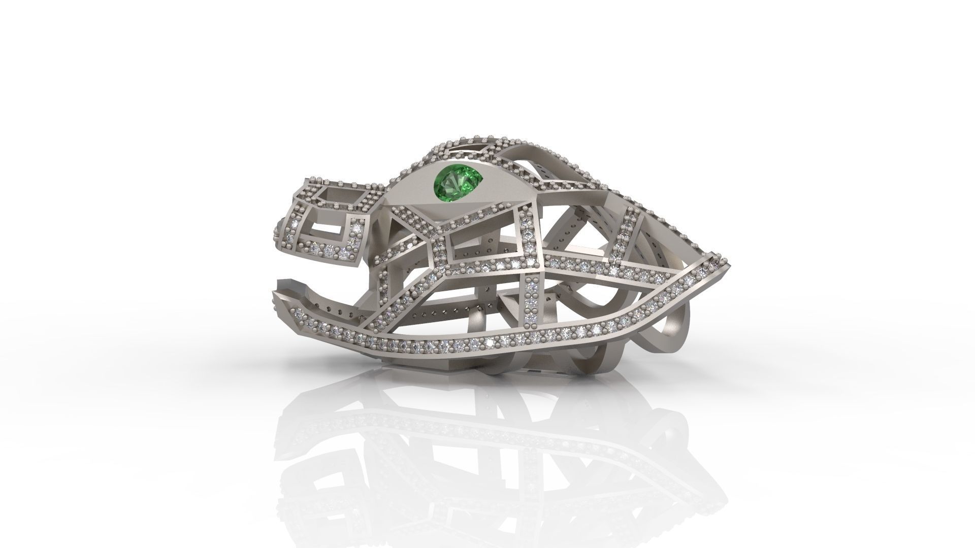 Panther Pendant 3D print model_3