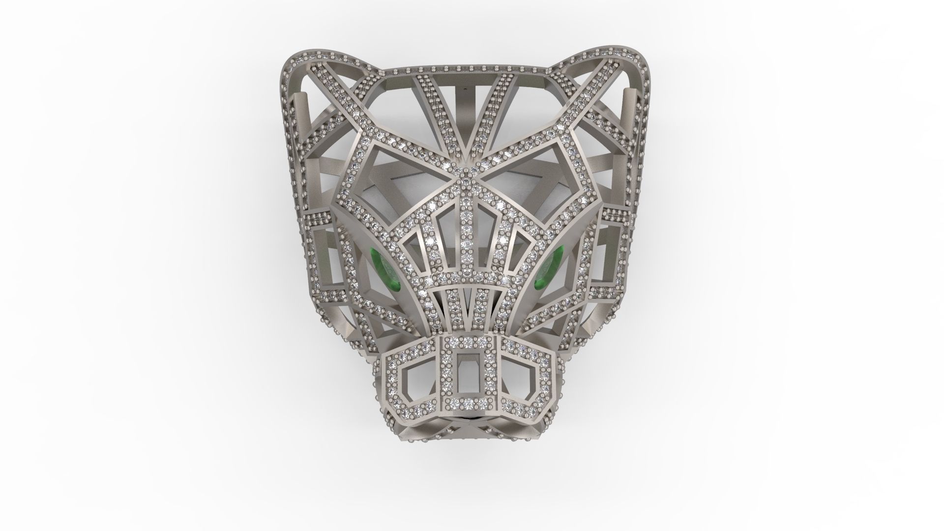 Panther Pendant 3D print model_2