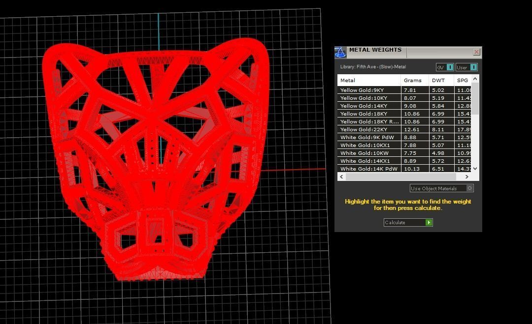 Panther Pendant 3D print model_15