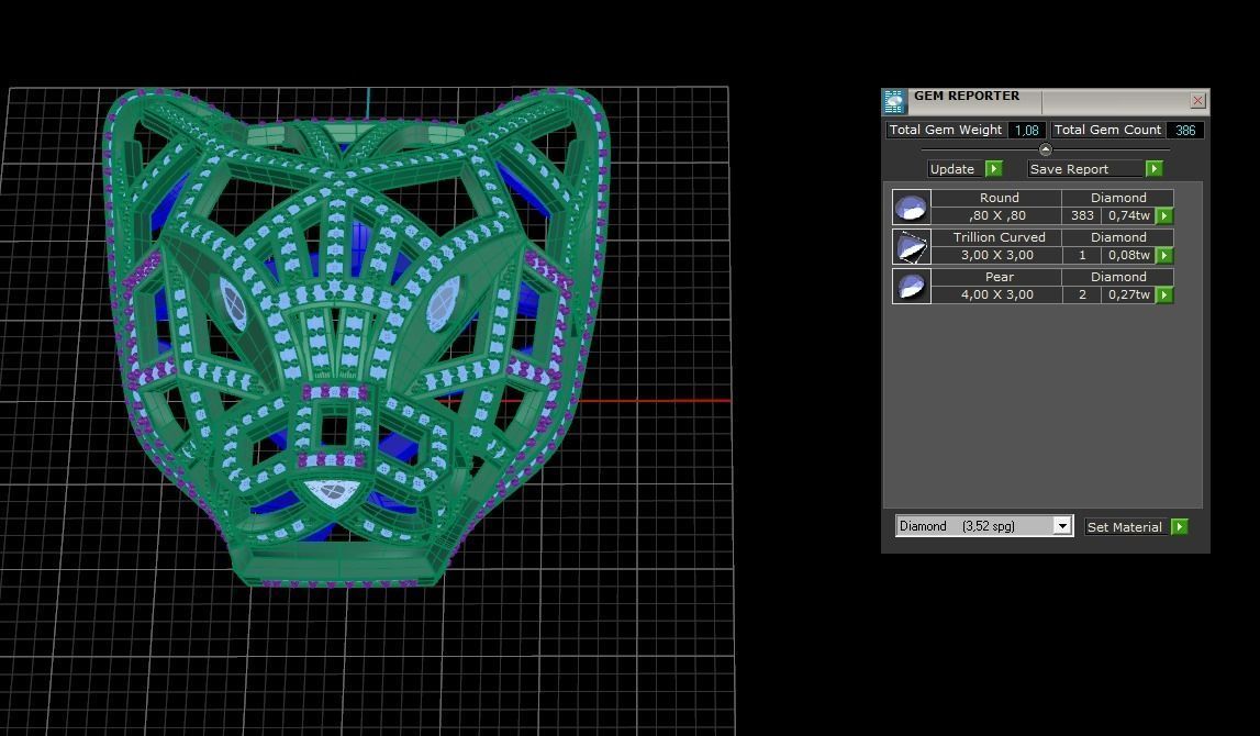 Panther Pendant 3D print model_12