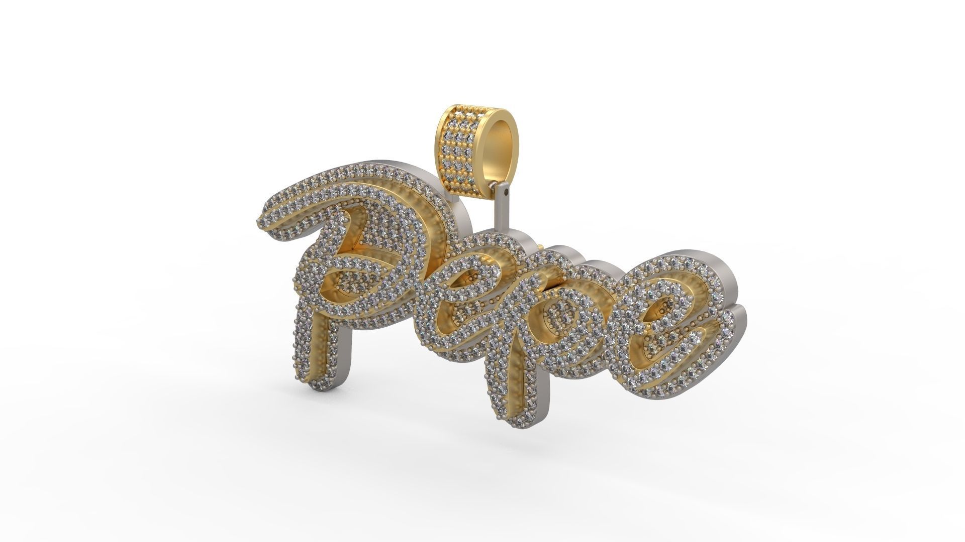 Pepe Pendant 3D print model_1