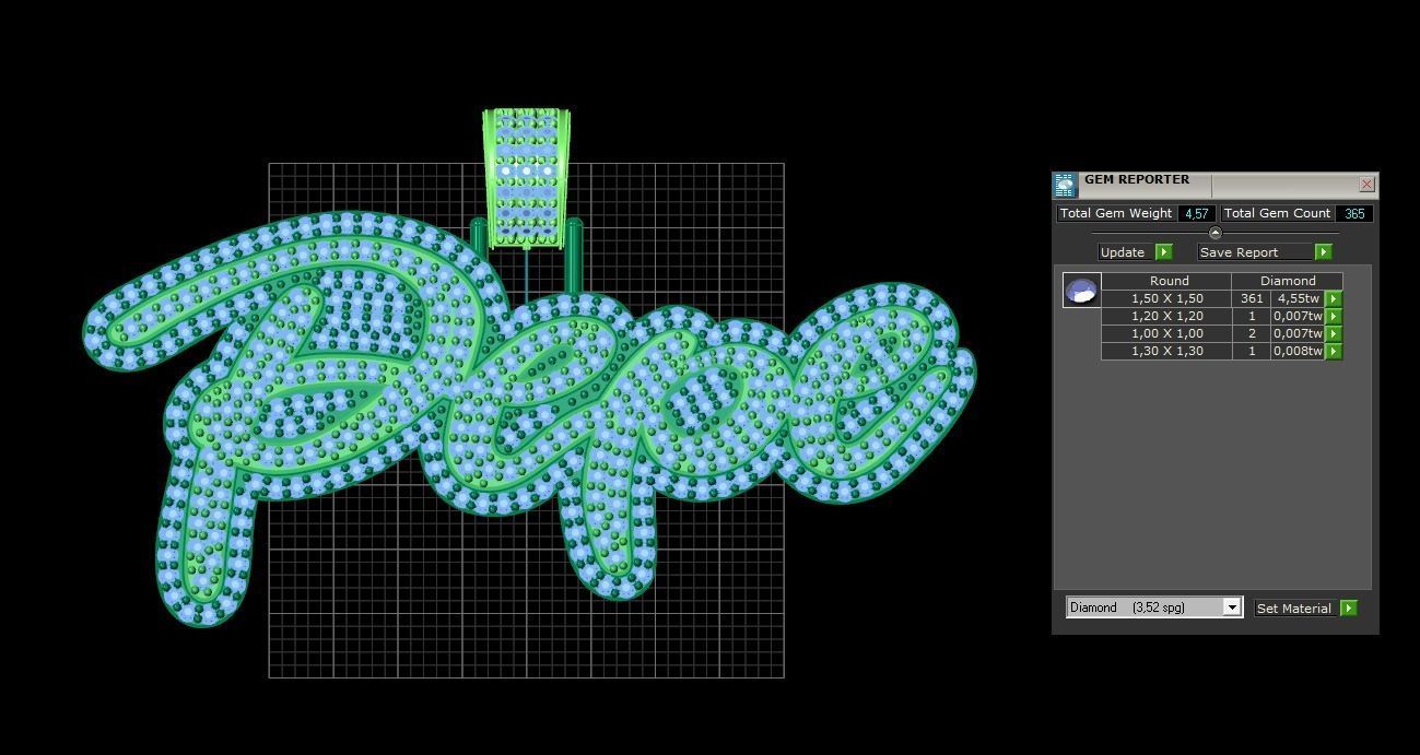 Pepe Pendant 3D print model_10