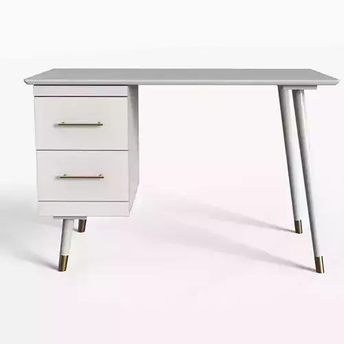 LEON Desk green and white