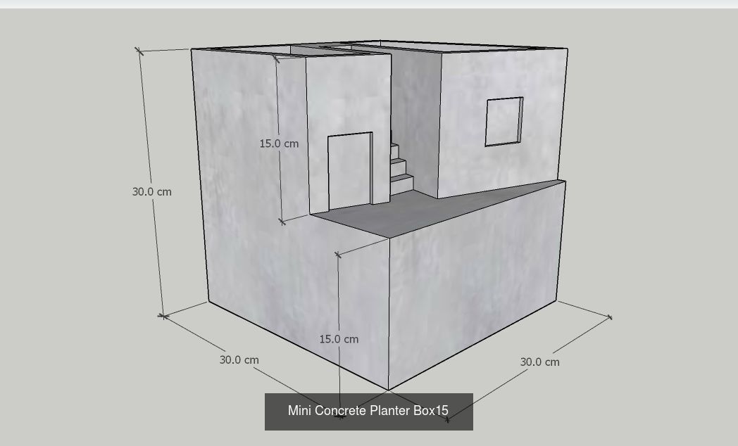21 Mini Concrete Planter Box collection _6
