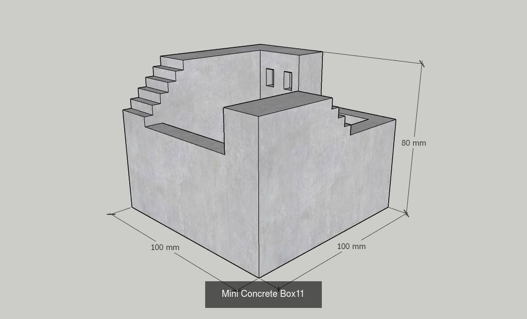 21 Mini Concrete Planter Box collection _20