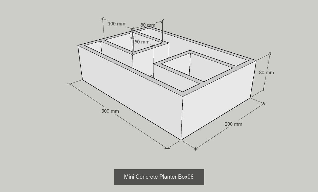 21 Mini Concrete Planter Box collection _13
