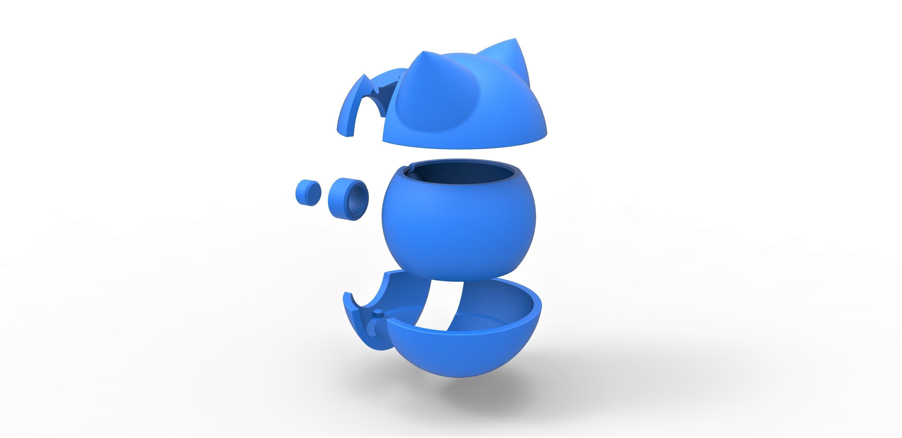 Snorlax orb 3D print model_20