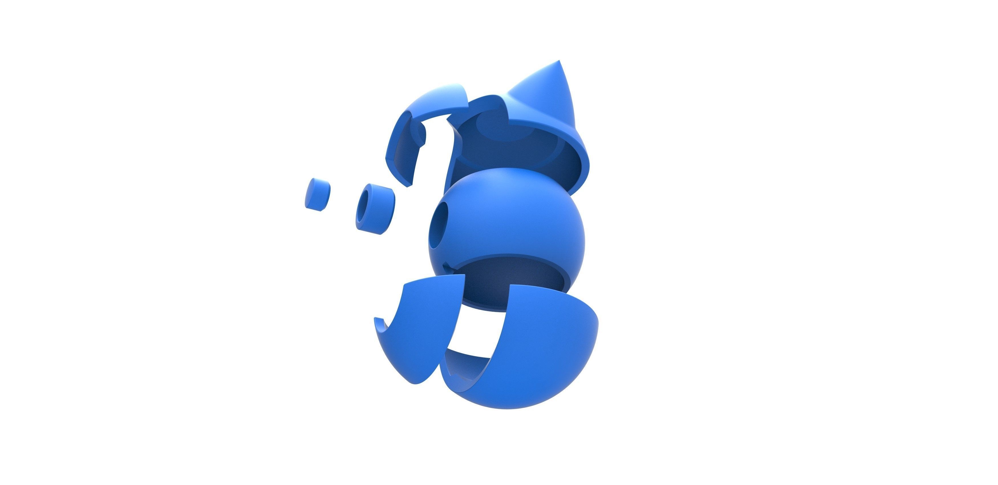 Snorlax orb 3D print model_17