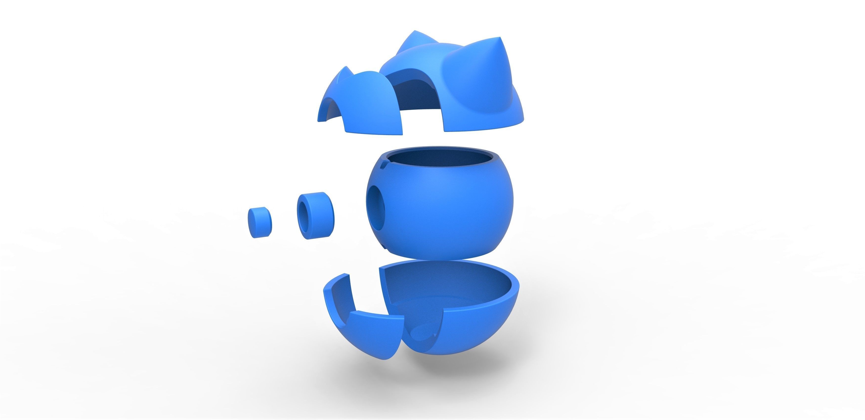 Snorlax orb 3D print model_16