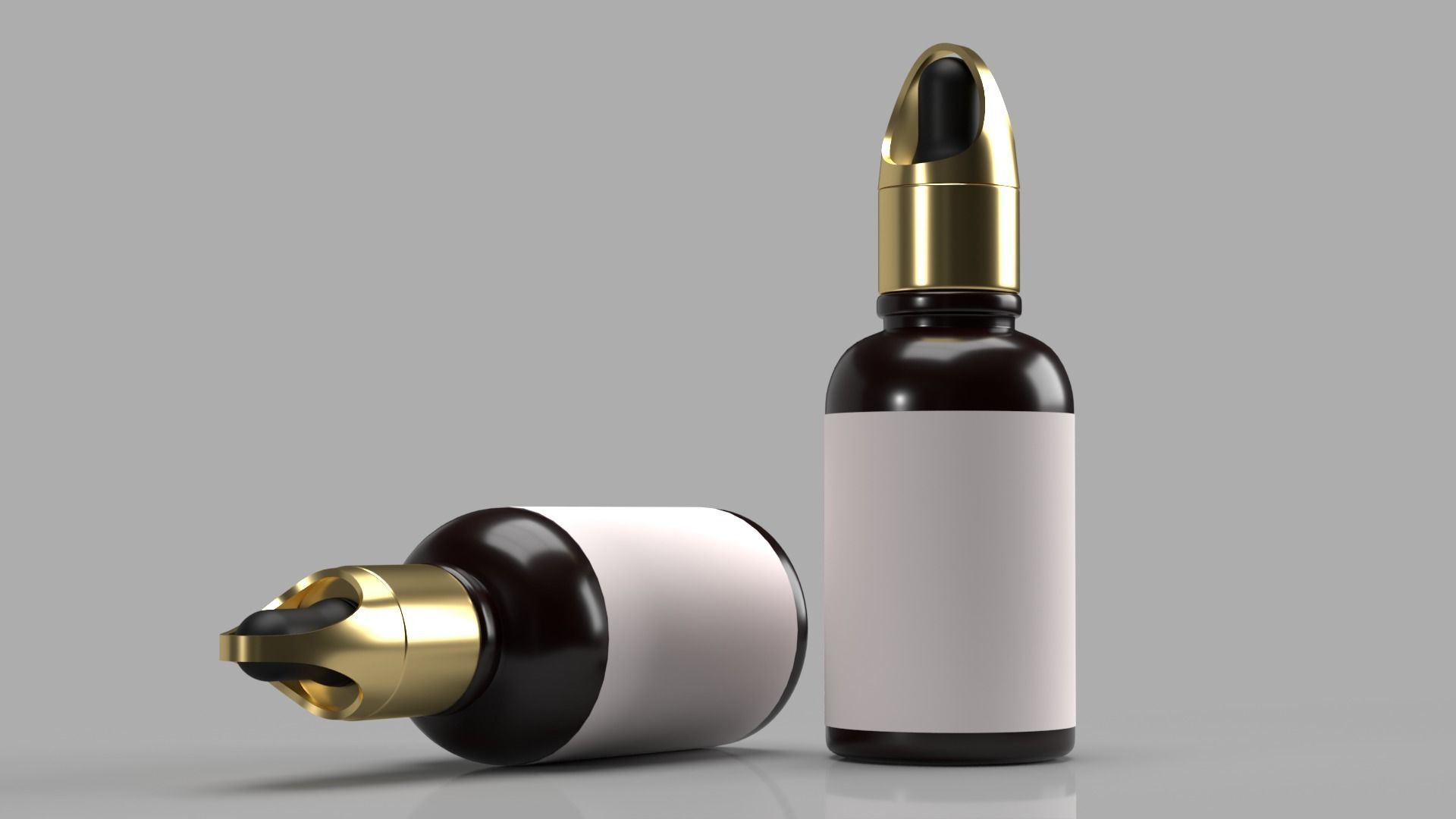Custom dropper Bottle 3D model_2