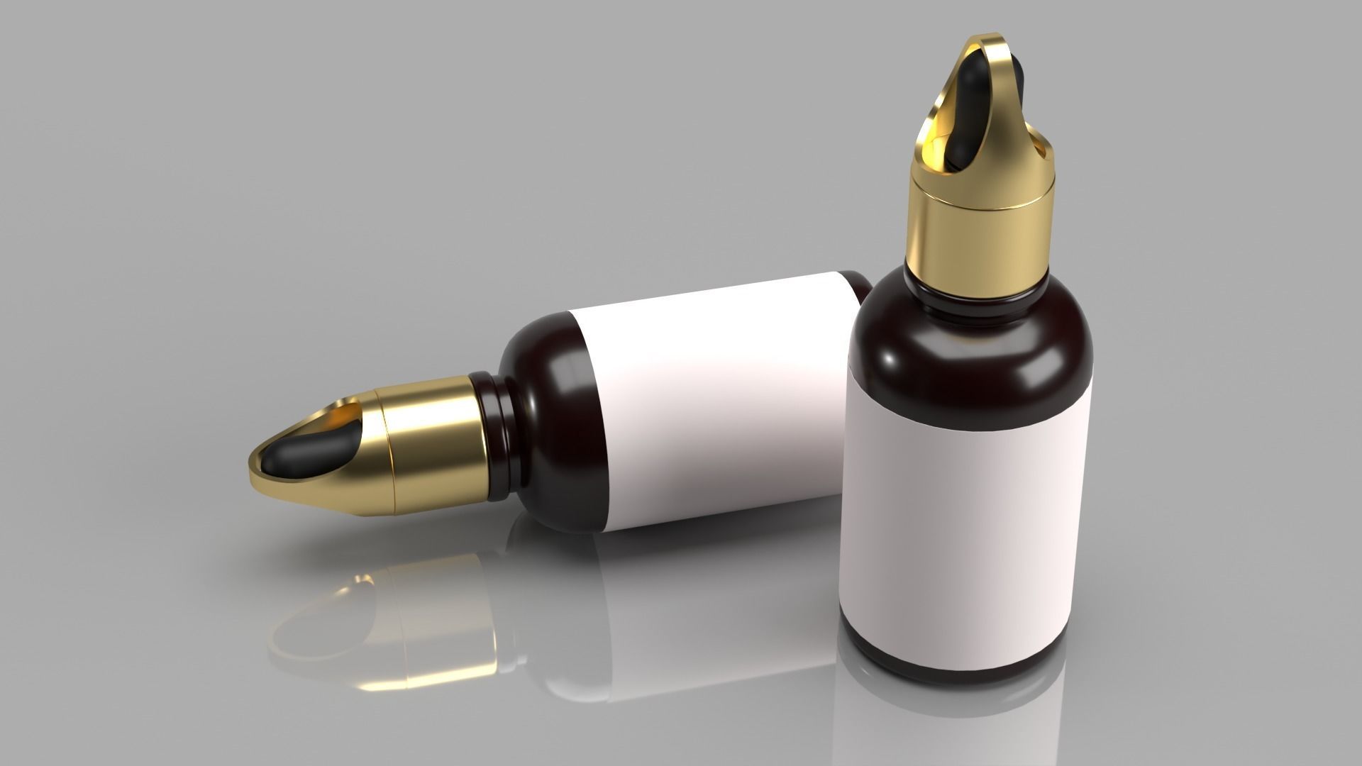 Custom dropper Bottle 3D model_3