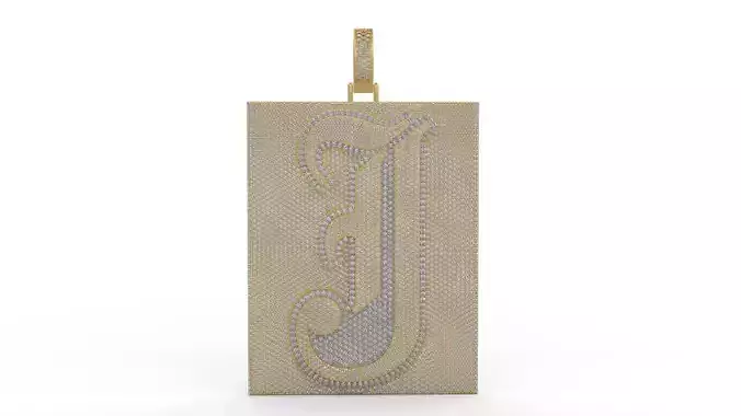 J Plate Pendant