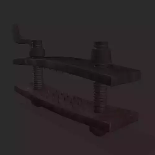 Caspie Claw Low-poly 3D model