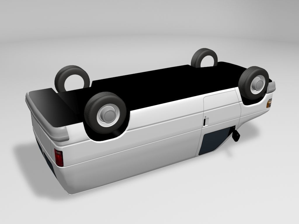 Panel Van 3D model_3