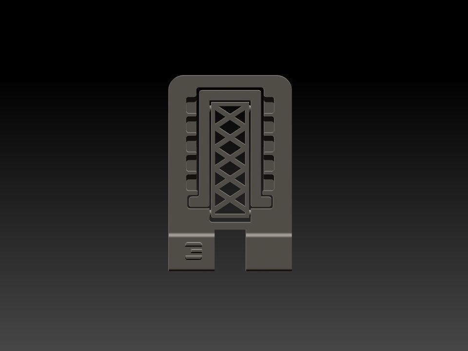 Pocket Phone Stand  3D print model_4