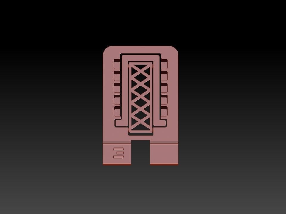 Pocket Phone Stand  3D print model_3