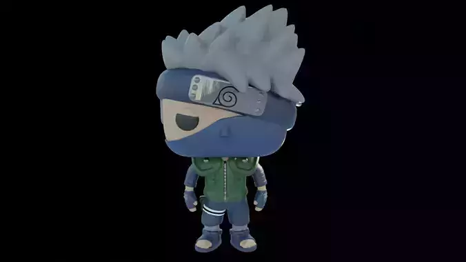 Kakashi Funko Pop 3D print model