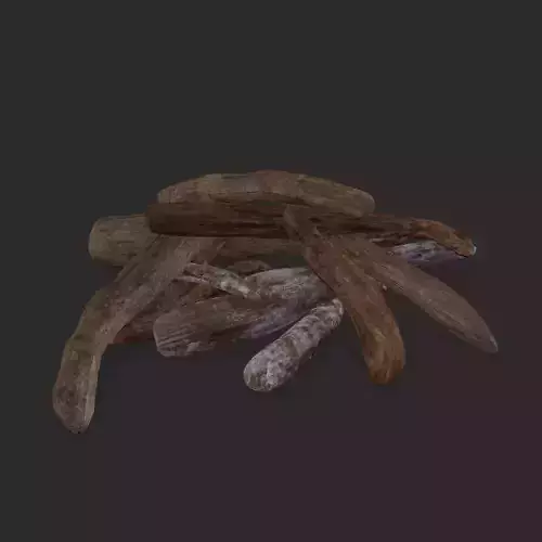 Driftwood  Low-poly 3D model
