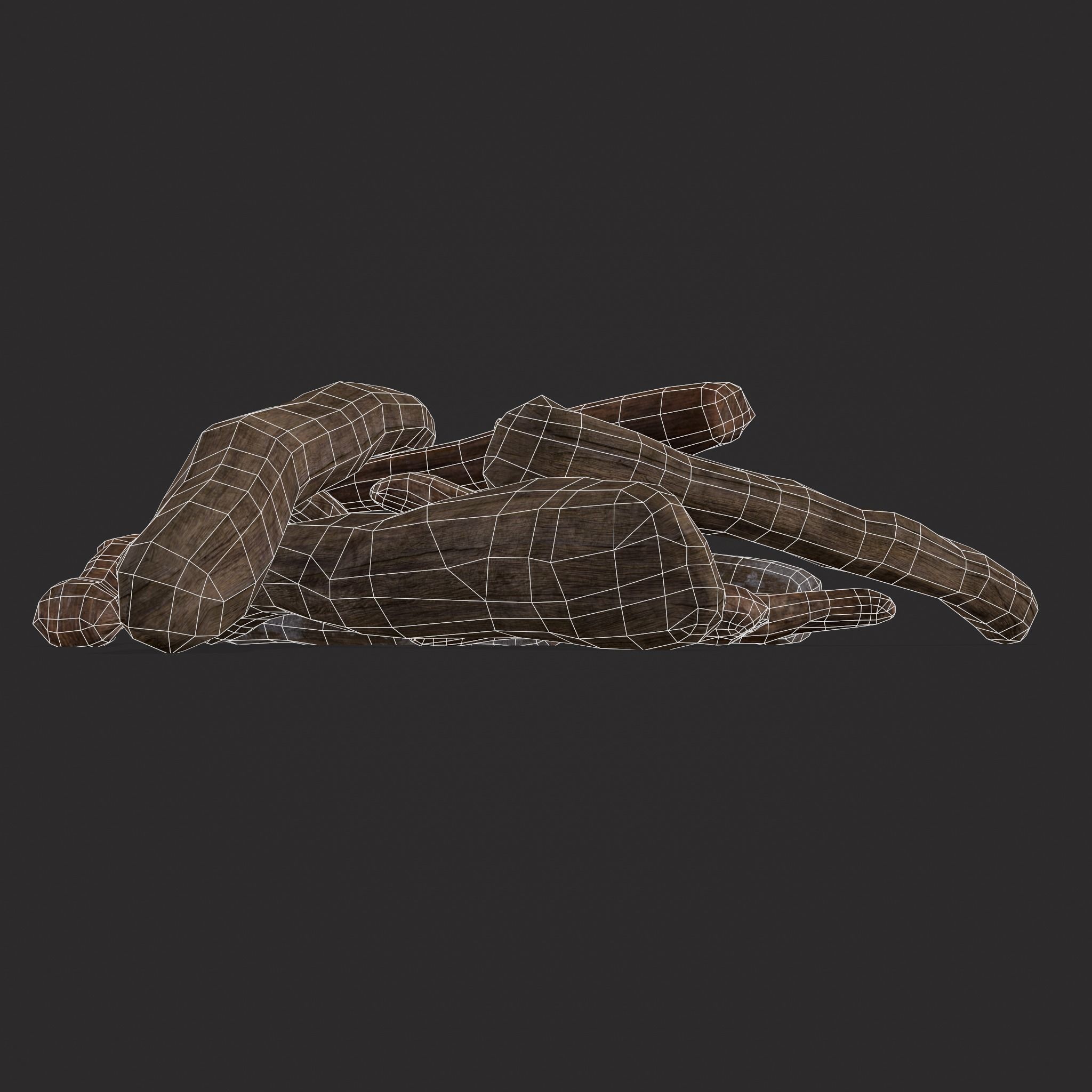 Driftwood  Low-poly 3D model_18
