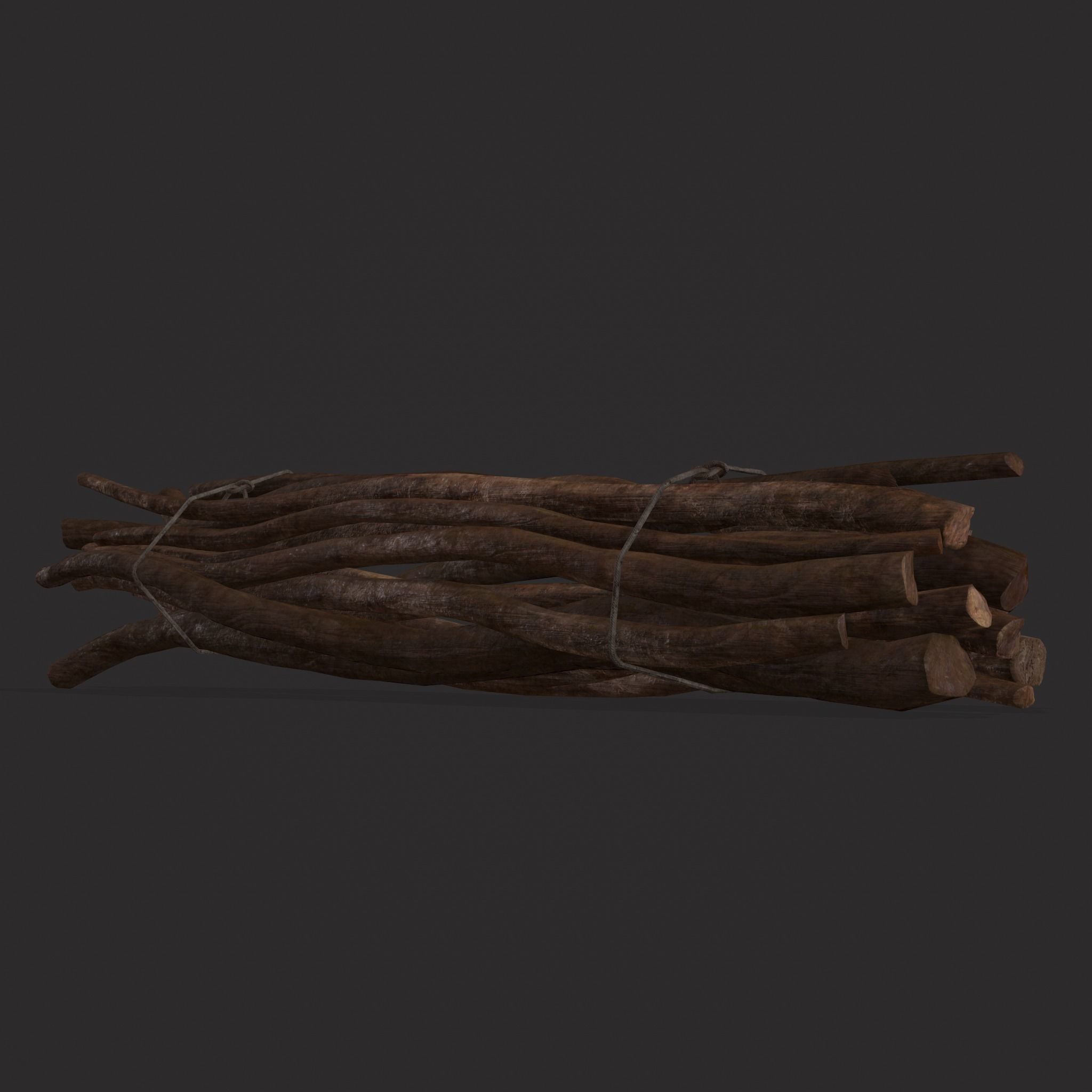 Sticks Bundle Two Low-poly 3D model_13