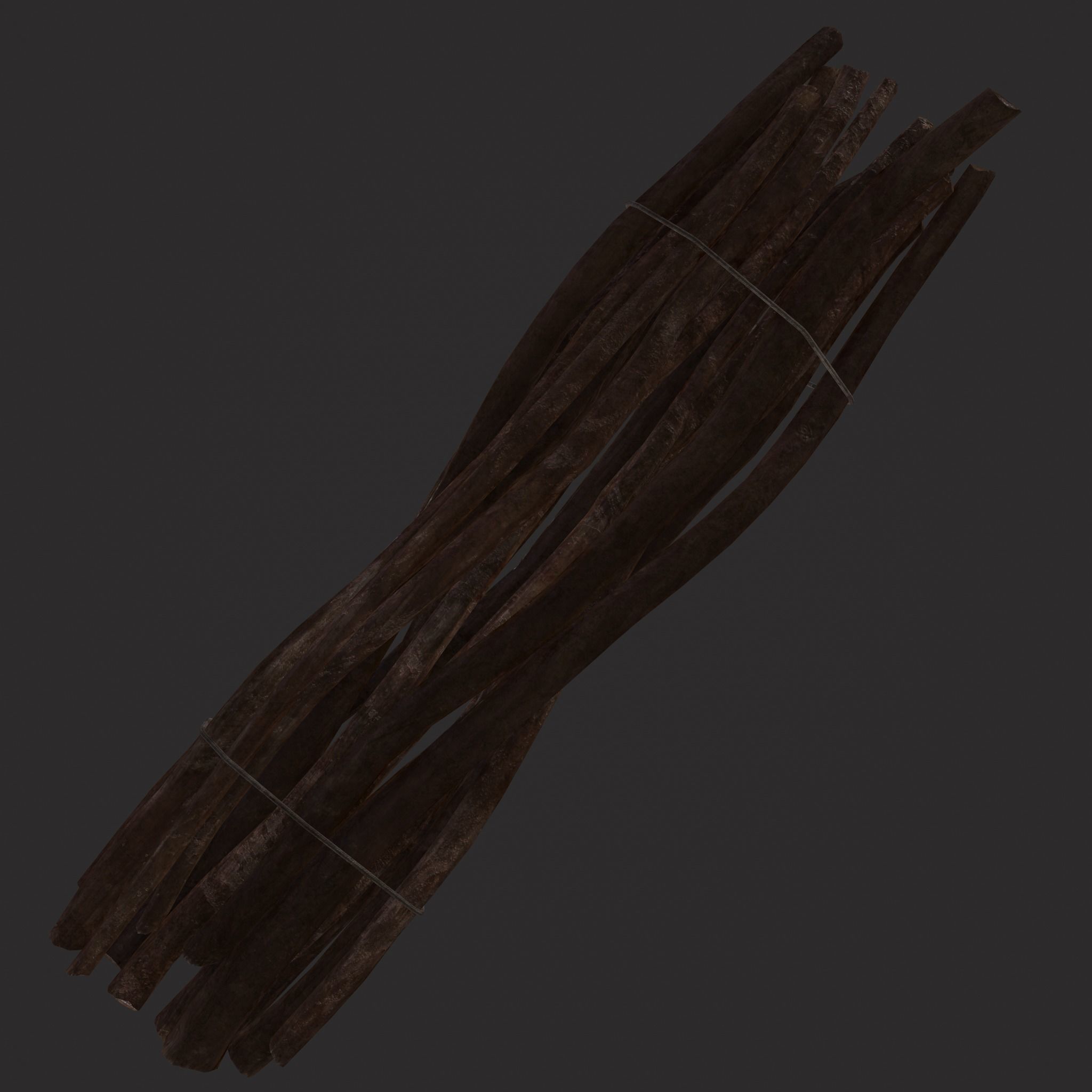 Sticks Bundle Two Low-poly 3D model_11