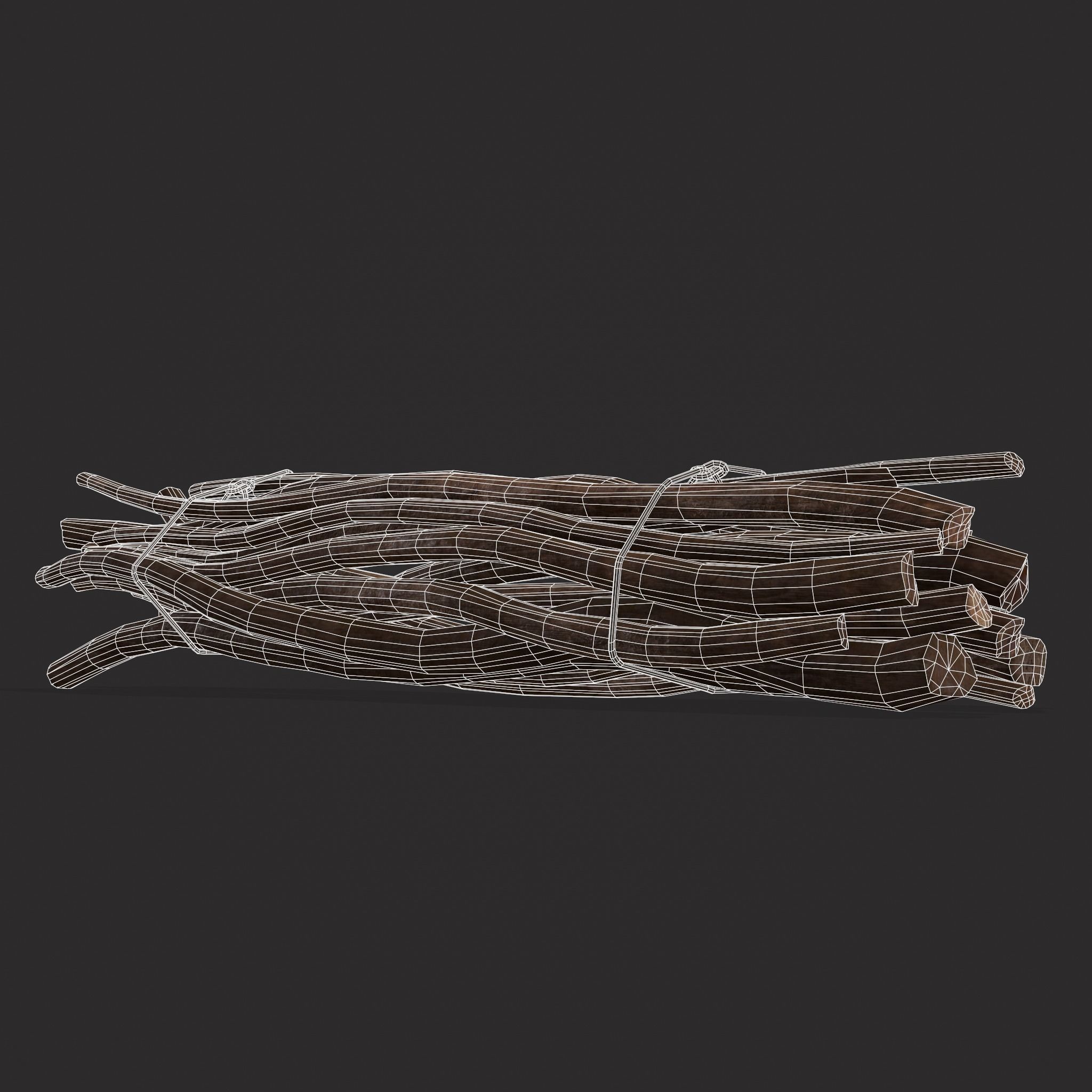 Sticks Bundle Two Low-poly 3D model_14