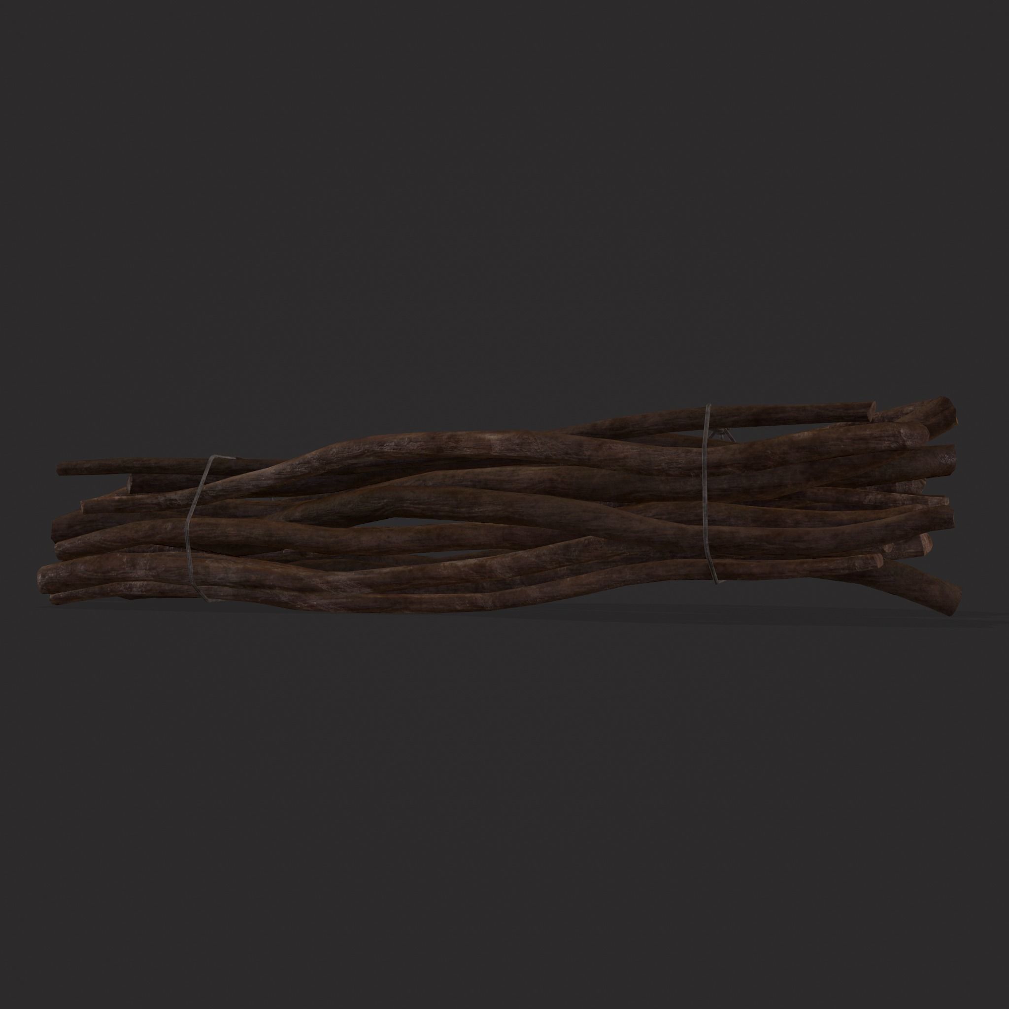 Sticks Bundle Two Low-poly 3D model_5