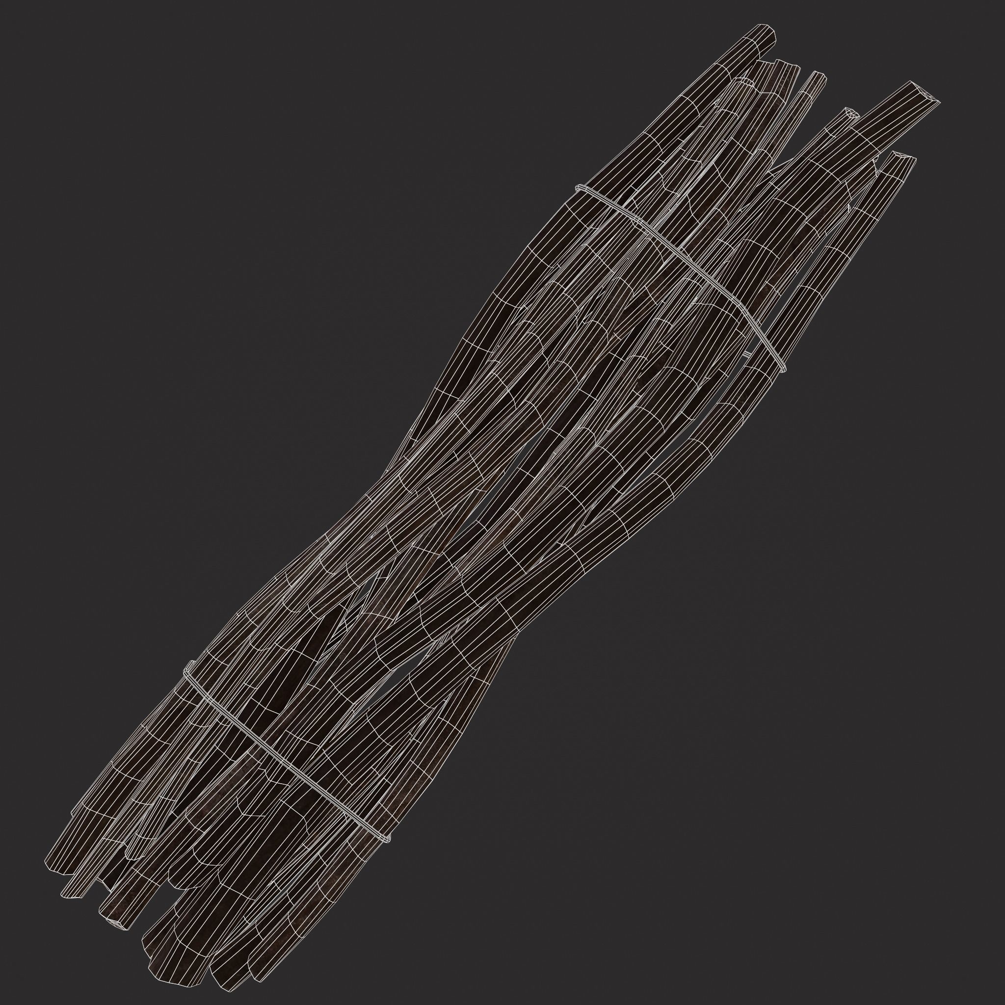 Sticks Bundle Two Low-poly 3D model_12