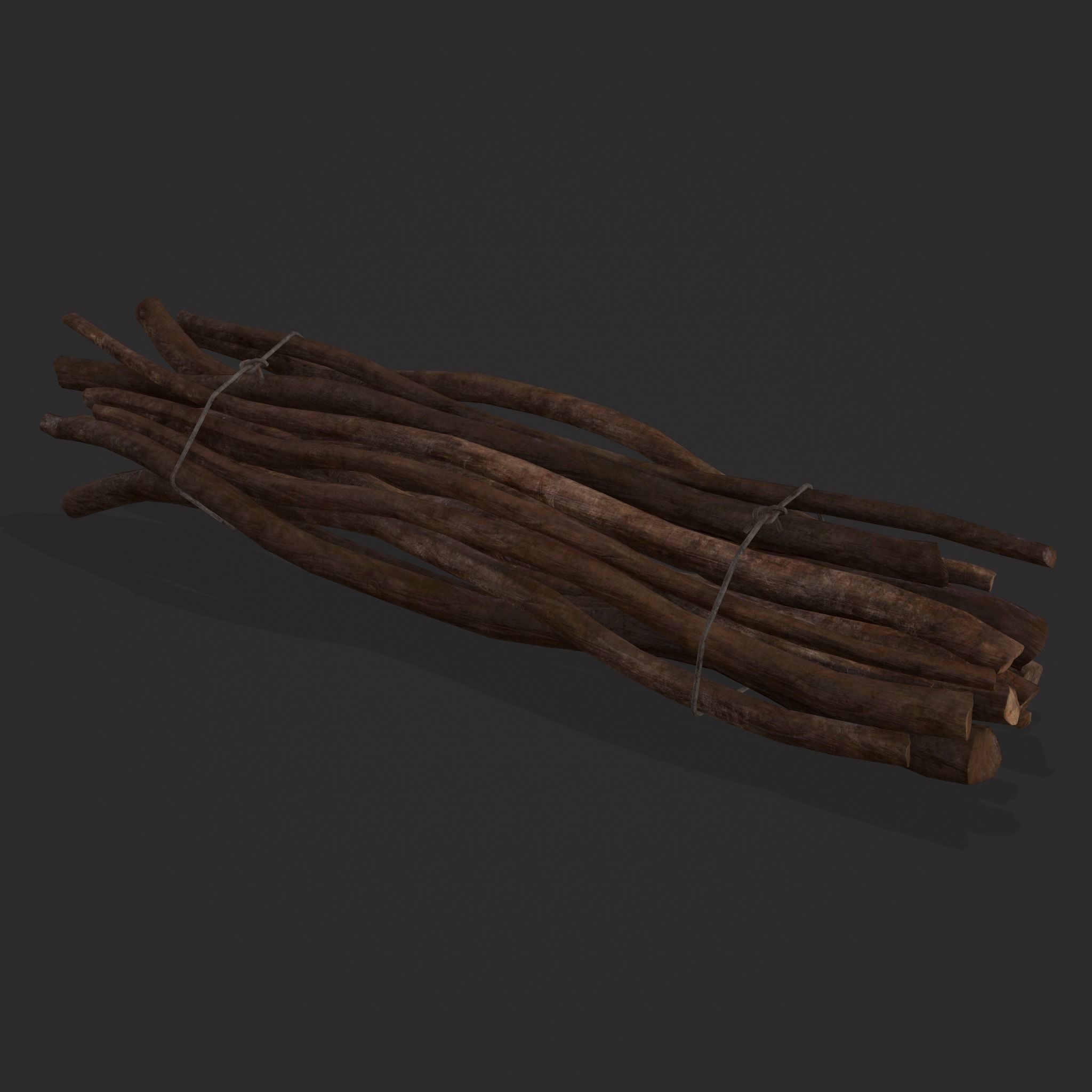 Sticks Bundle Two Low-poly 3D model_19
