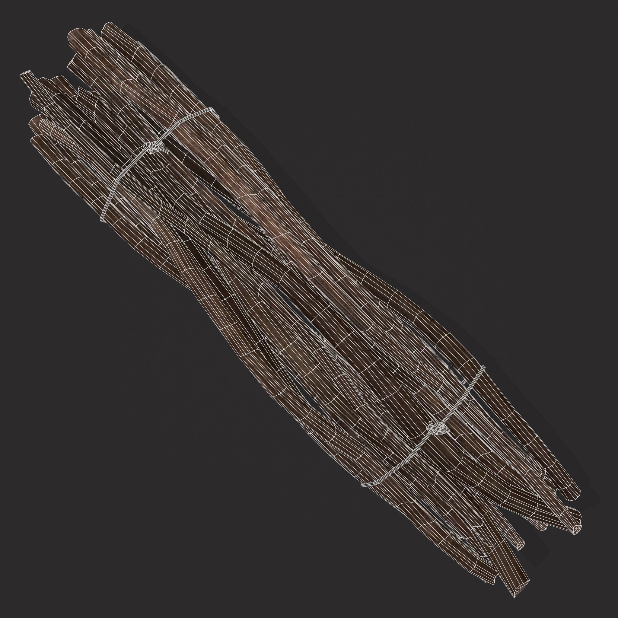 Sticks Bundle Two Low-poly 3D model_8