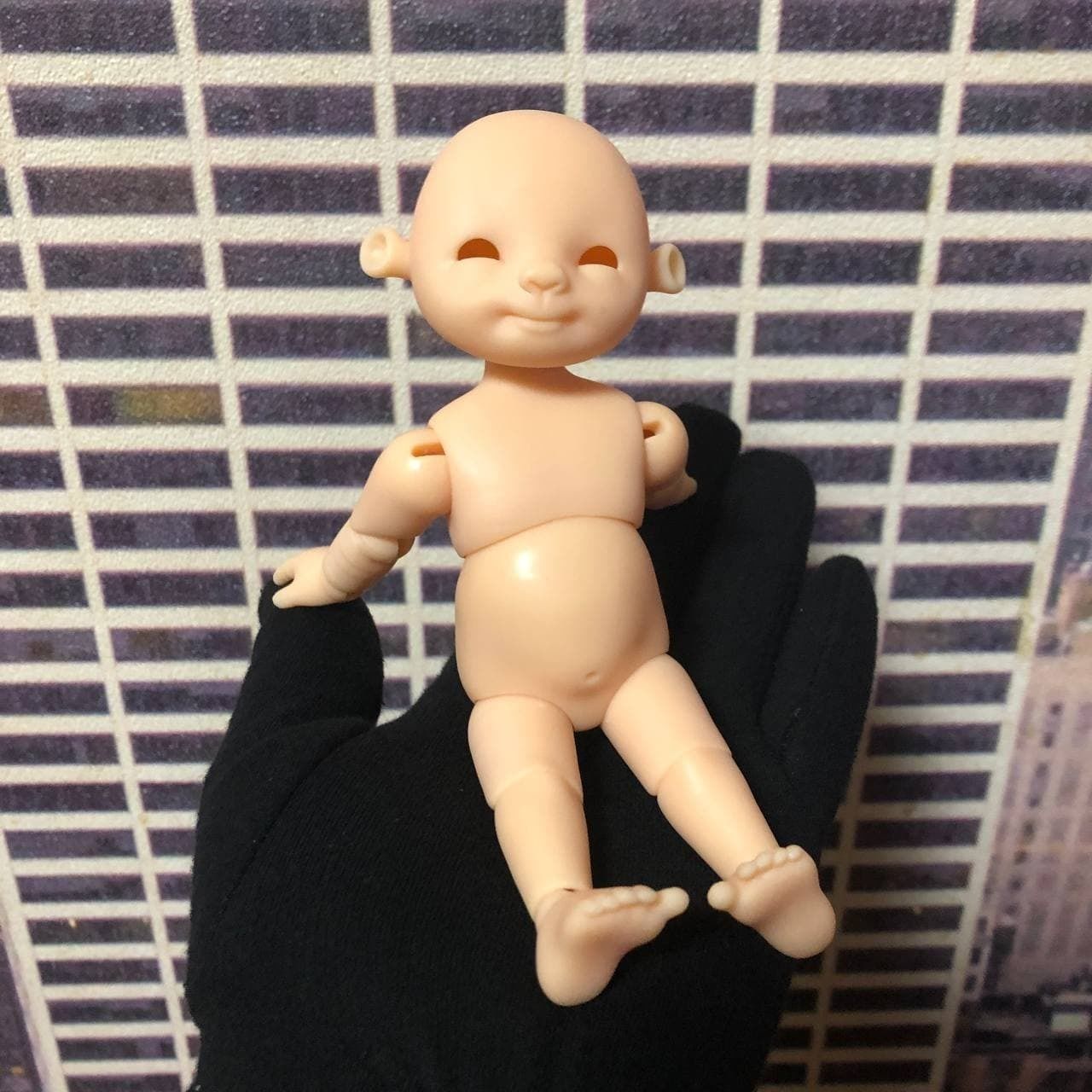 BJD doll cute little ogre 3D print model_3