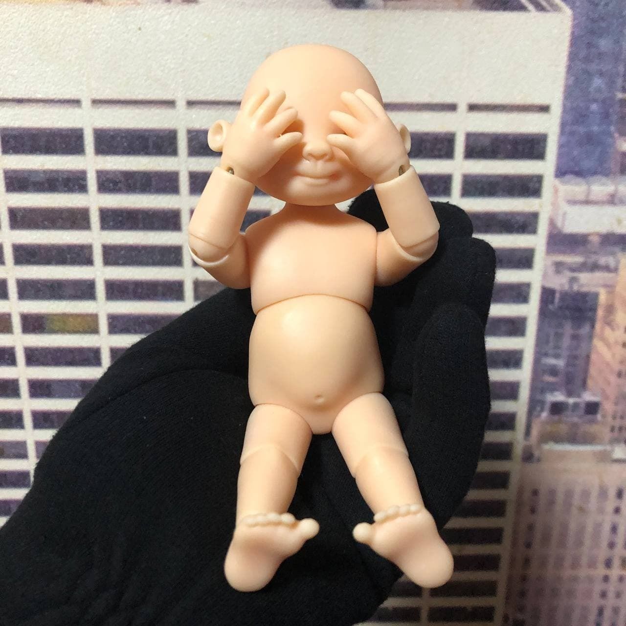 BJD doll cute little ogre 3D print model_4
