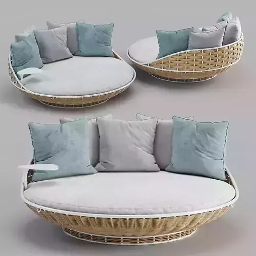 DEDON SWINGREST STANDING LOUNGER 3D model