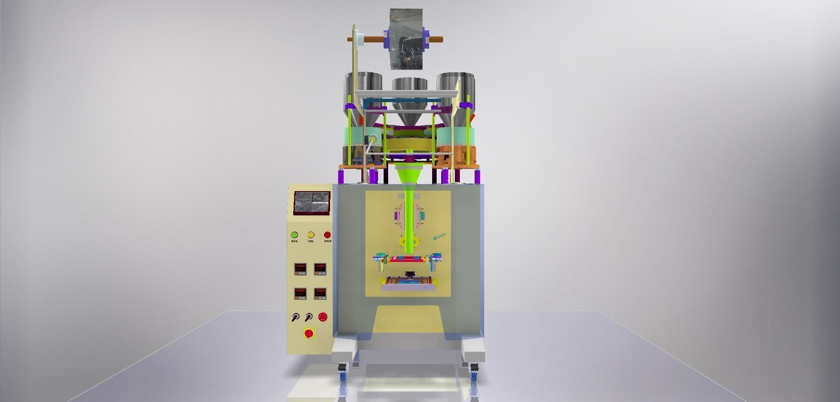 packaging machine 3D model_14
