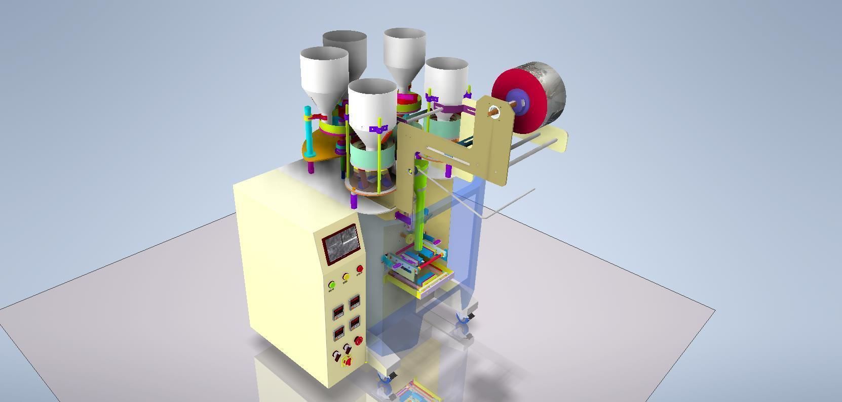 packaging machine 3D model_19