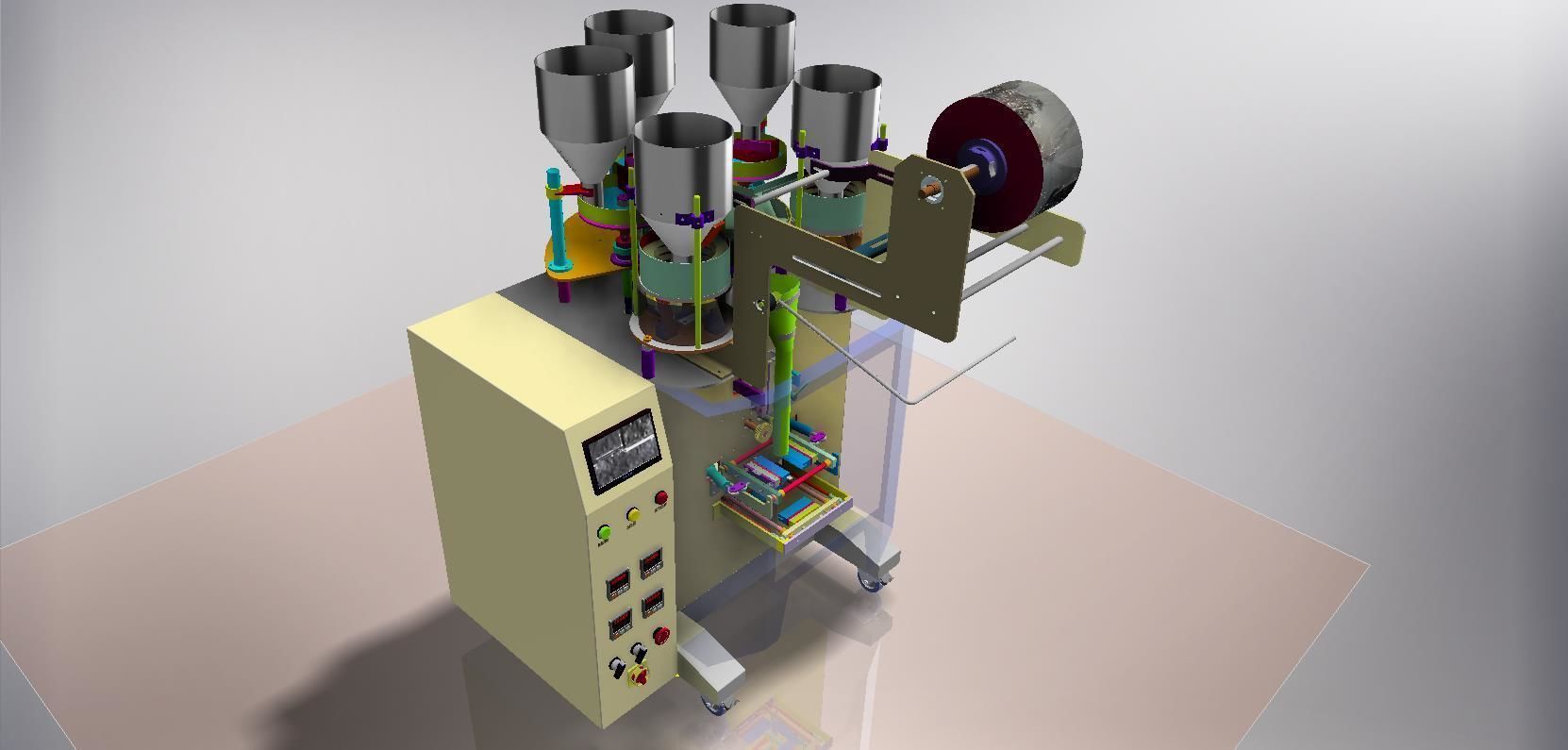 packaging machine 3D model_18