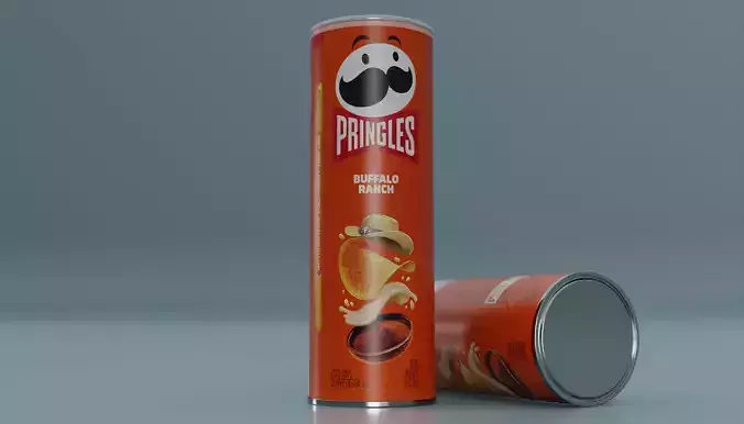 Pringles Buffalo Ranch Low-poly 3D model