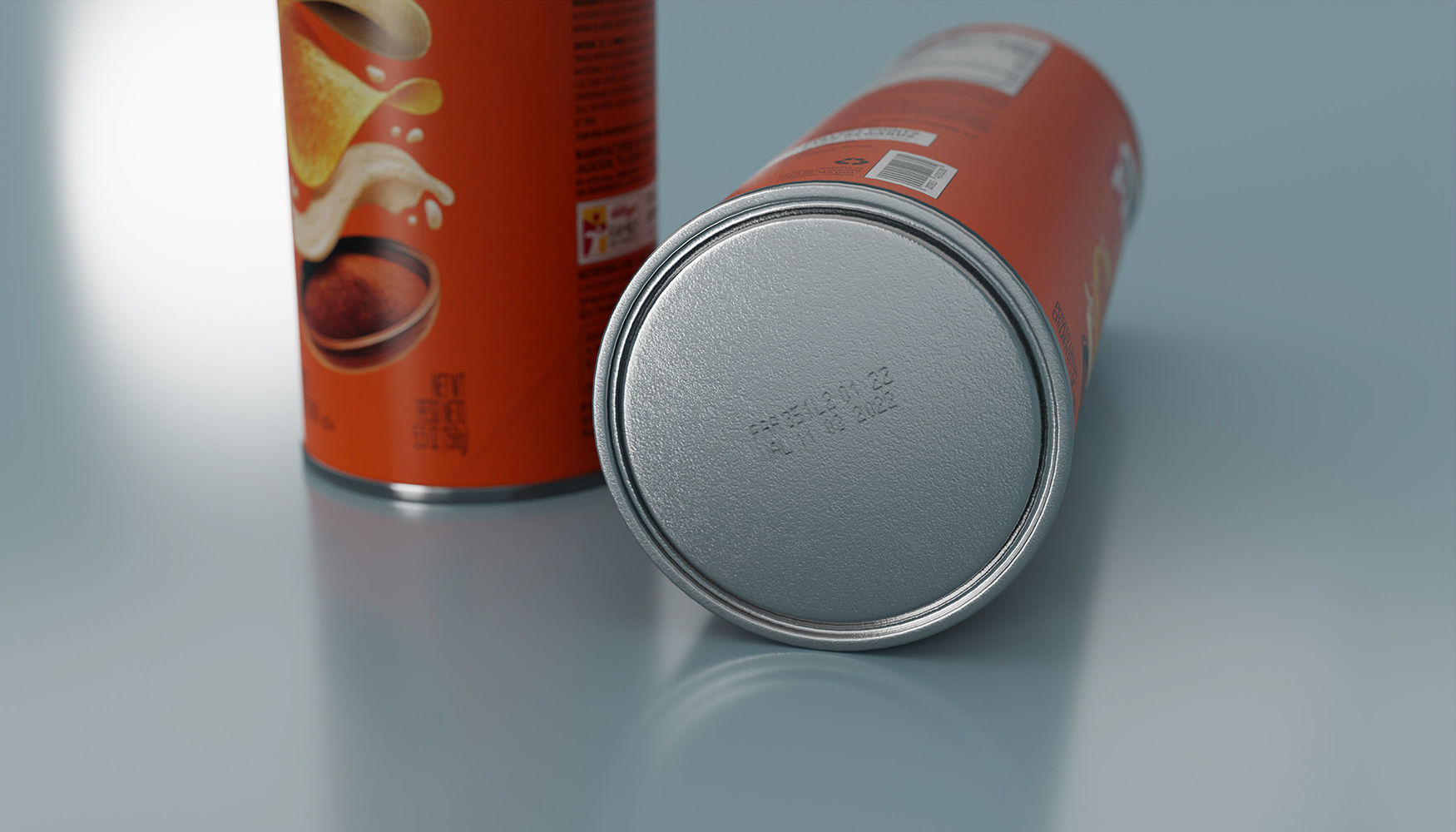 Pringles Buffalo Ranch Low-poly 3D model_3