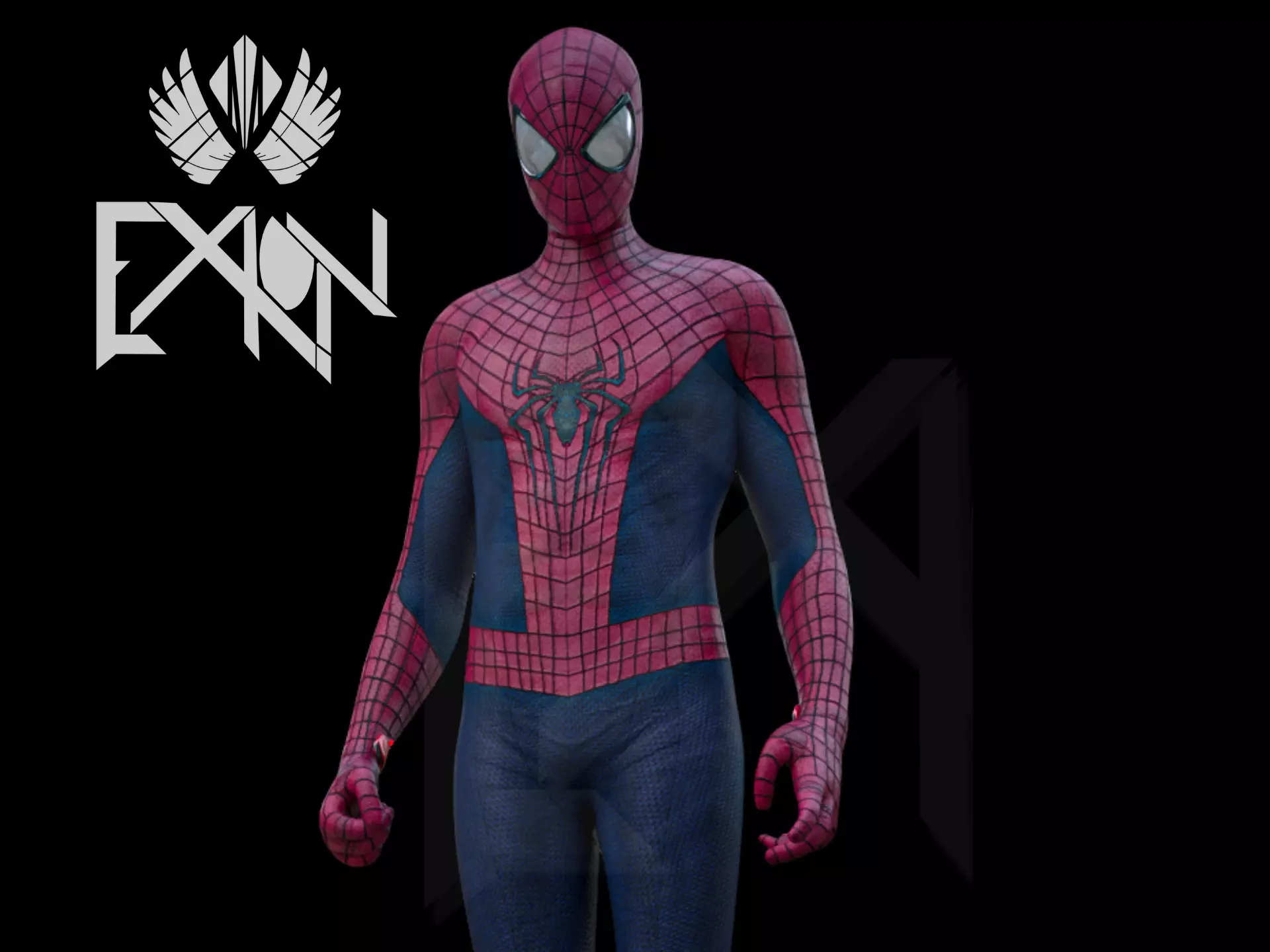 The Amazing Spider-Man 2 Suit Low-poly 3D model