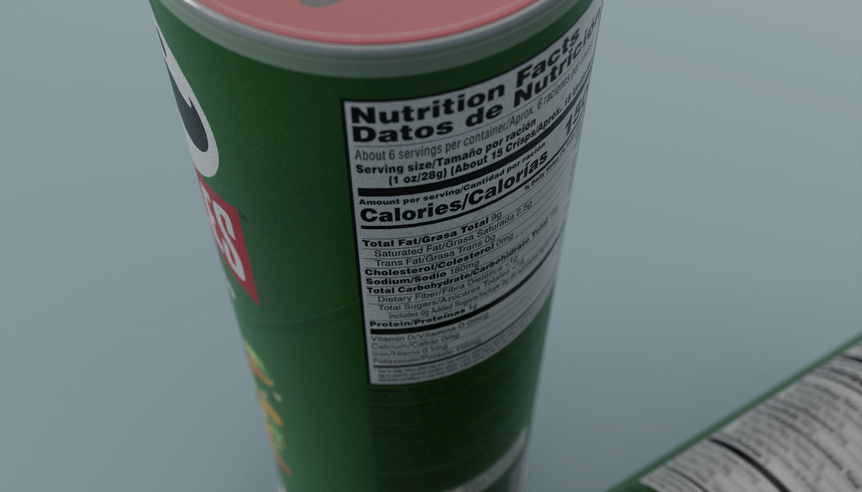 Pringles Jalapeno Low-poly 3D model_5