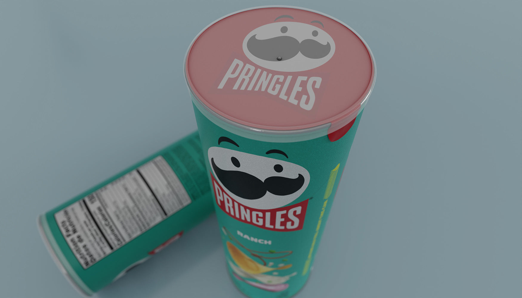 Pringles Ranch Low-poly 3D model_4