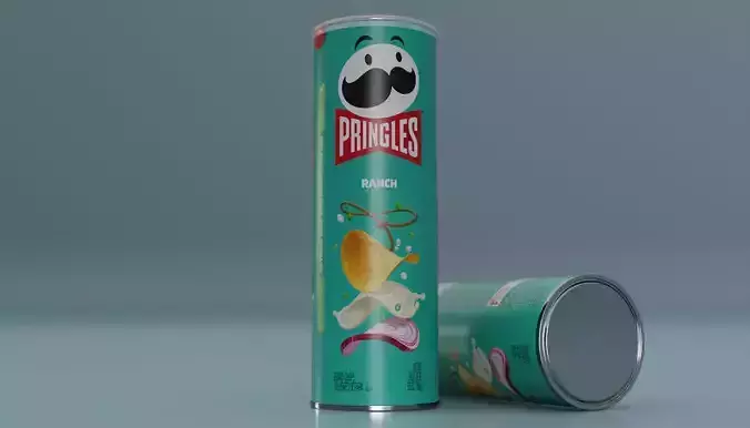 Pringles Ranch Low-poly 3D model