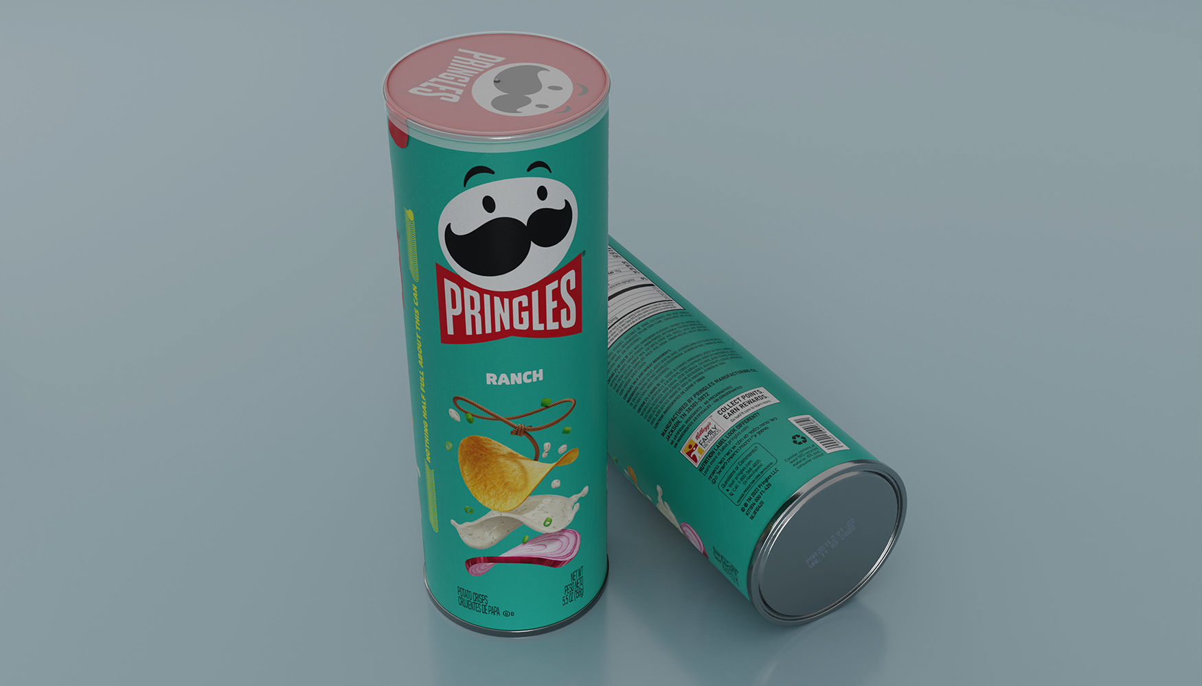 Pringles Ranch Low-poly 3D model_6