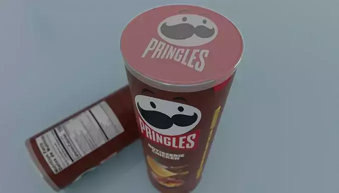 Pringles Rotisserie Chicken Low-poly 3D model 4