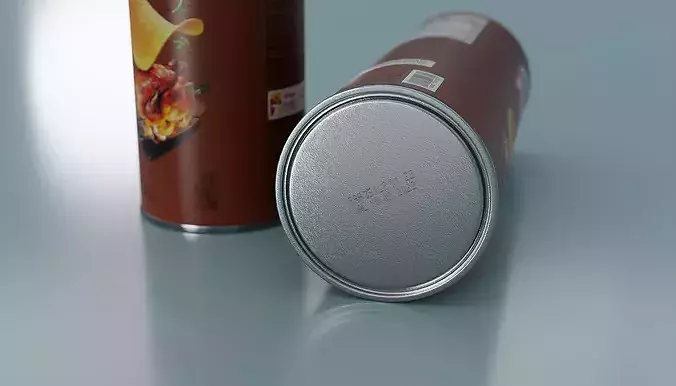 Pringles Rotisserie Chicken Low-poly 3D model 3
