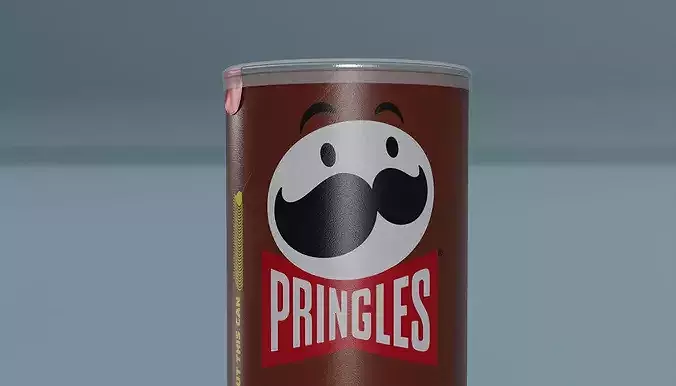 Pringles Rotisserie Chicken Low-poly 3D model 2