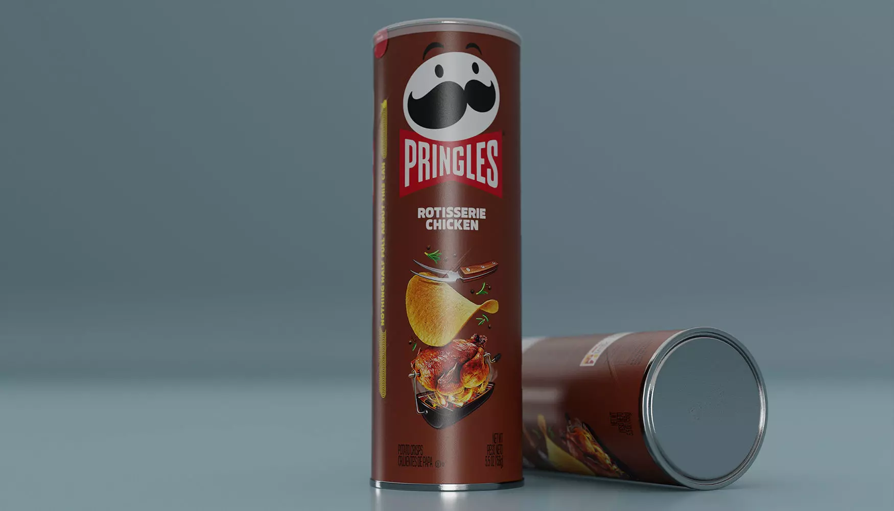 Pringles Rotisserie Chicken Low-poly 3D model_0