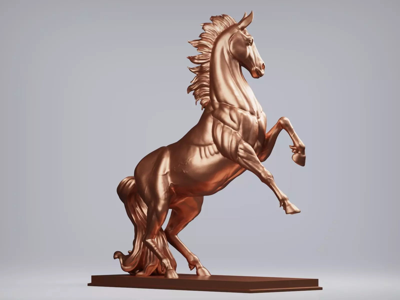 Horse Sculpture 3D print model_0